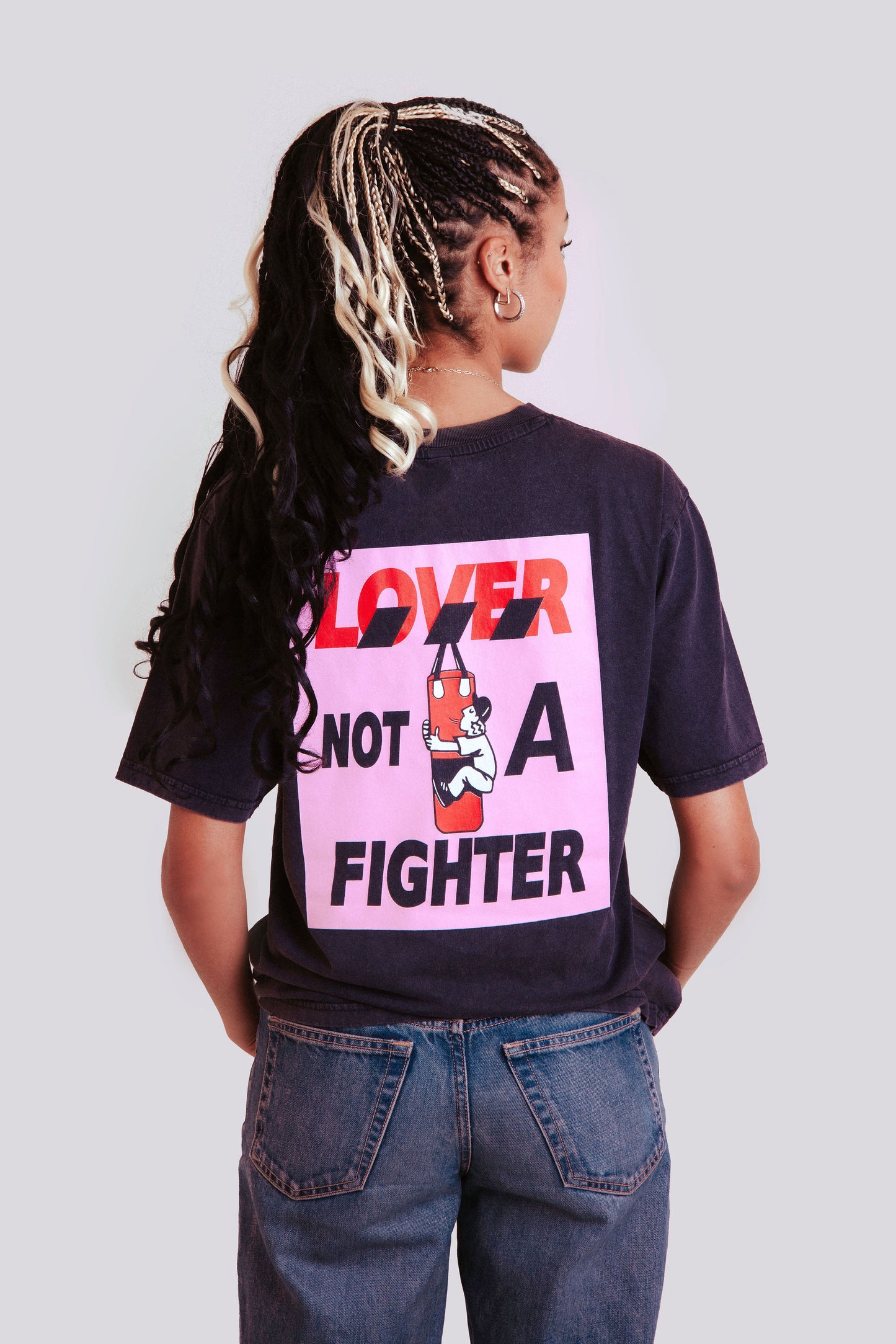 Black Acid Washed Tee