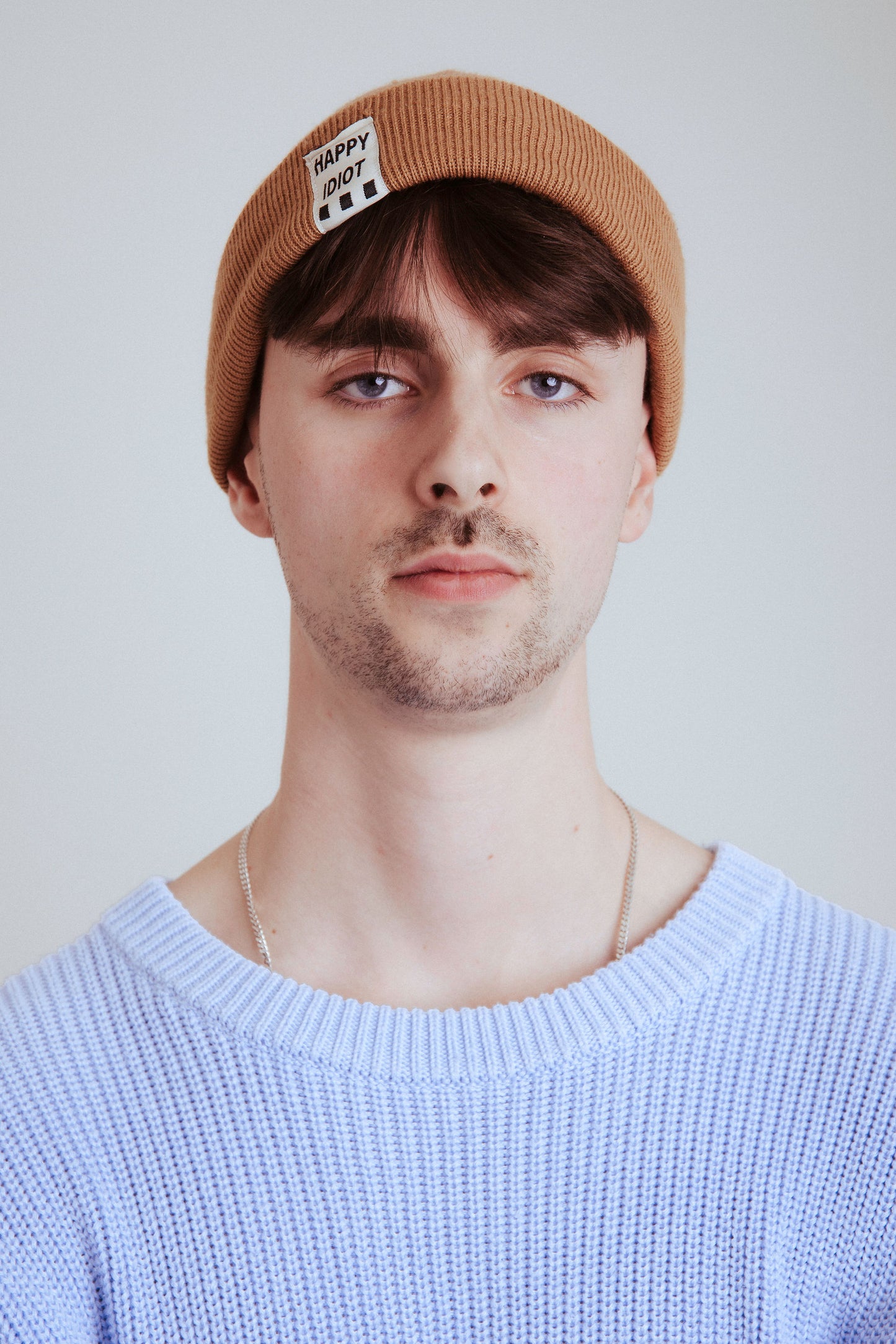 beige beanie male